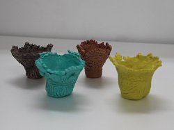 石けん粘土で火焔型土器を作ろう！