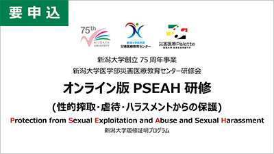 オンライン版PSEAH（性的搾取・虐待・ハラスメントからの保護）研修"