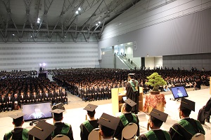 約6,000人が出席した会場