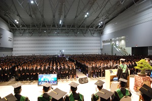 約6,000人が出席した会場
