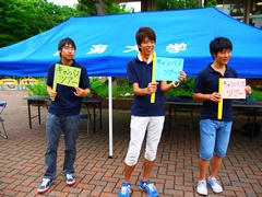 五十嵐キャンパスツアーの様子
