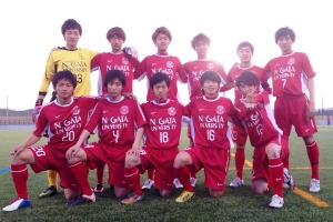 サッカー部 第19回新潟県サッカー選手権大会 天皇杯県代表決定戦 準々決勝 サークル 新大生の活躍 学生生活 就職 新潟大学