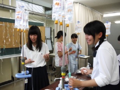 医学部保健学科の様子