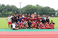 男子サッカー部集合写真