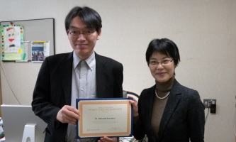 医歯学系の小松雅明教授がトムソン・ロイターのHCRのCertificate 医歯学系の小松雅明教授がトムソン・ロイターのHCRのCertificate