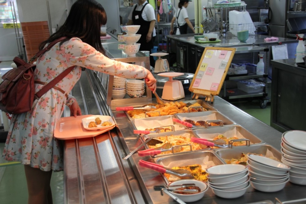 学生食堂の様子