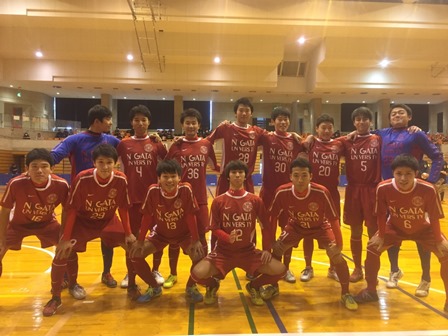サッカー部 男子 第22回 全日本フットサル選手権大会新潟県大会 サークル 新大生の活躍 学生生活 就職 新潟大学 サッカー部 男子 第22回 全日本フットサル選手権大会新潟県大会 サークル 新大生の活躍 学生生活 就職 新潟大学