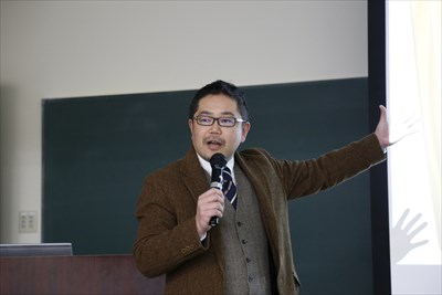 京都産業大学経営学部の松高准教授による基調講演