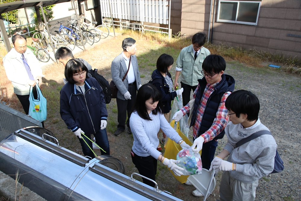 平成29年度新入生歓迎・地域キャンパス合同クリーンデーの様子