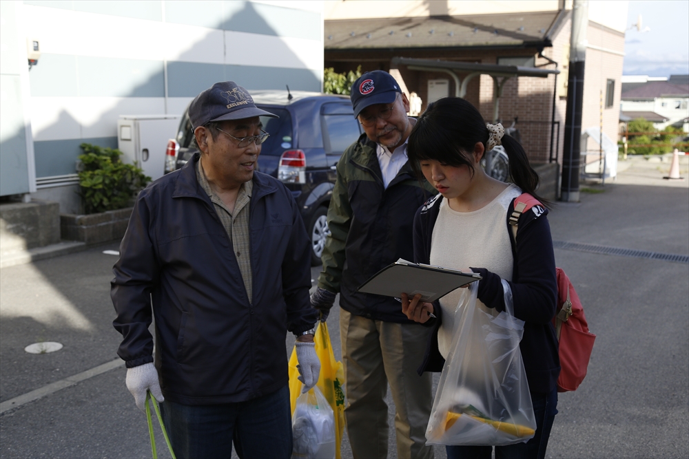 平成29年度新入生歓迎・地域キャンパス合同クリーンデーの様子