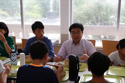 髙橋学長とのランチタイム