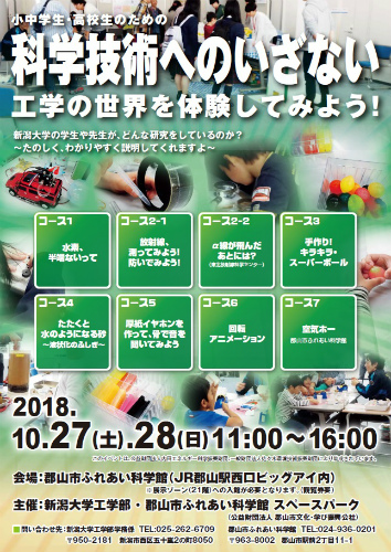 小中学生・高校生のための「科学技術へのいざない」