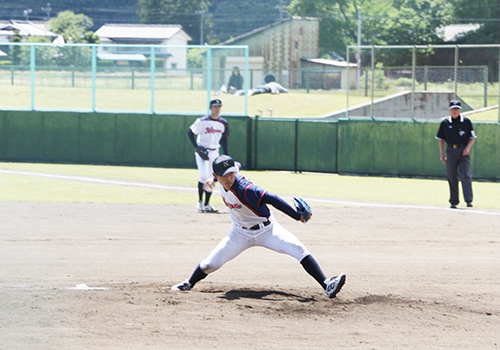 関西独立リーグ（プロ野球独立リーグ）にドラフト第1巡目選択希望選手として、指名された今村友星さん（教育学部4年・硬式野球部所属）