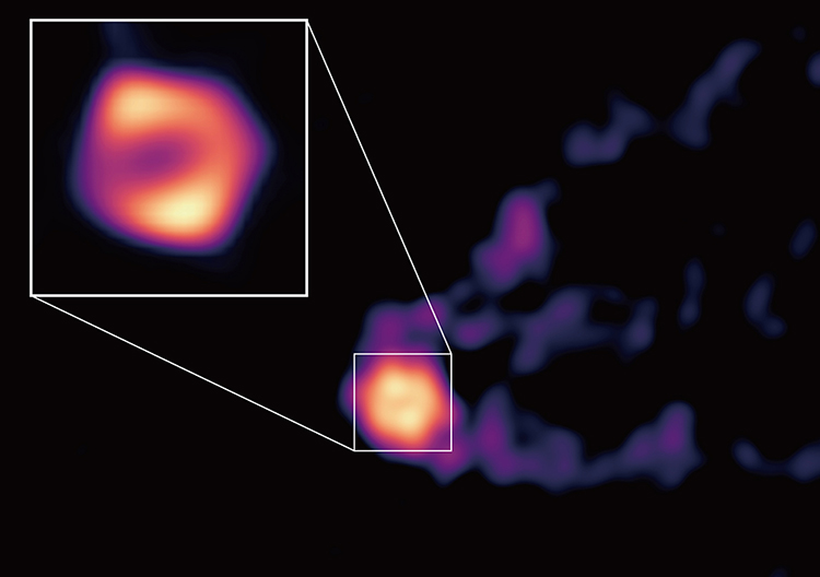 M87巨大ブラックホールを取り巻く降着円盤とジェットの同時撮影に初めて成功 | 研究成果 | ニュース - 新潟大学