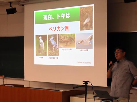 永田尚志佐渡自然共生科学センター長によるオープニングレクチャー