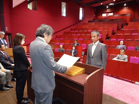 令和5年度名誉教授の称号授与者