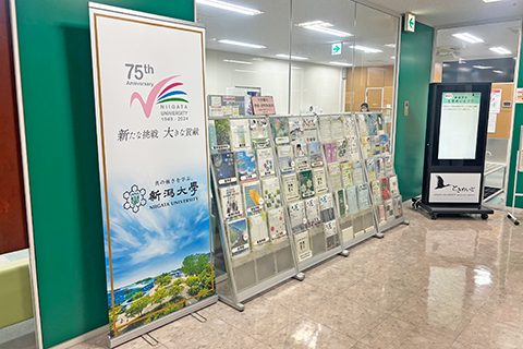 駅南キャンパスときめいとに設置されたバナーの写真