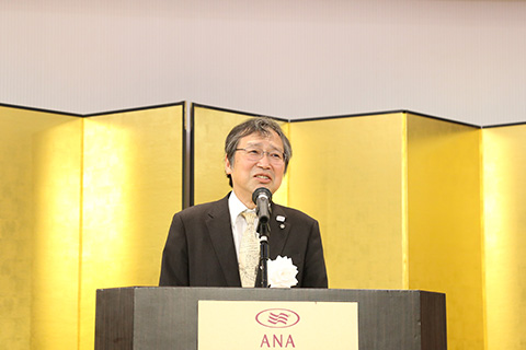 牛木辰男学長の写真