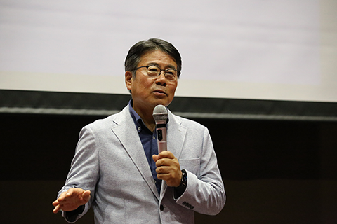 大越健介氏による基調講演