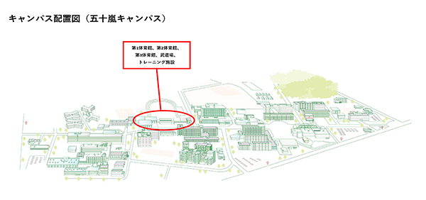 五十嵐キャンパス対象施設