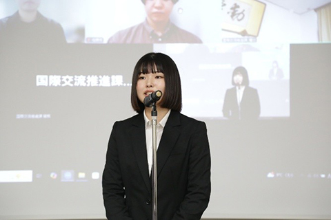 奨学生代表による謝辞