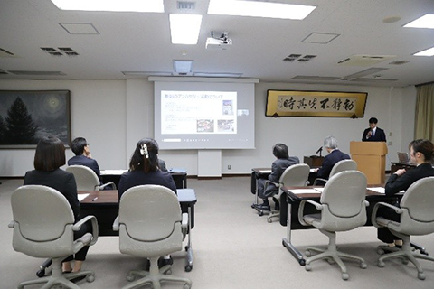 留学成果報告会の様子