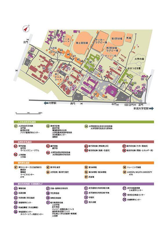 五十嵐キャンパスマップ