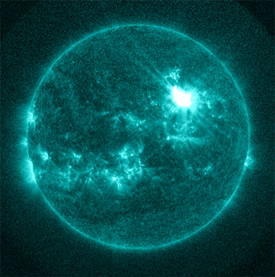 太陽フレアの写真