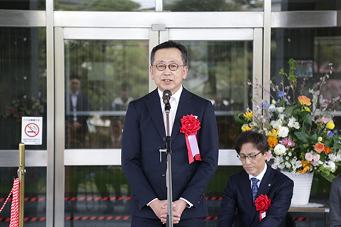 齋藤医歯保健学研究科長による挨拶