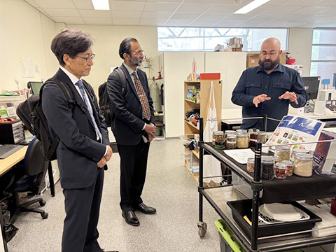農学・食品・ワイン分野の研究拠点を見学