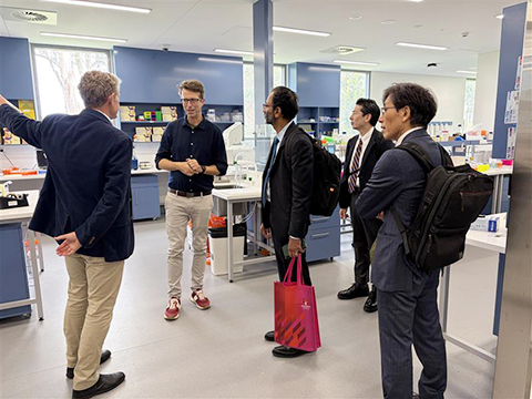 応用生物科学学科の研究施設を訪問